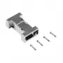 EFB ELEKTRONIK EB0909MV2 Metallisiertes leeres Interface-Gehäuse, 1-Port Keystone, Silber