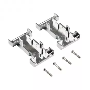EFB ELEKTRONIK EB0909MV2 Metallisiertes leeres Interface-Gehäuse, 1-Port Keystone, Silber
