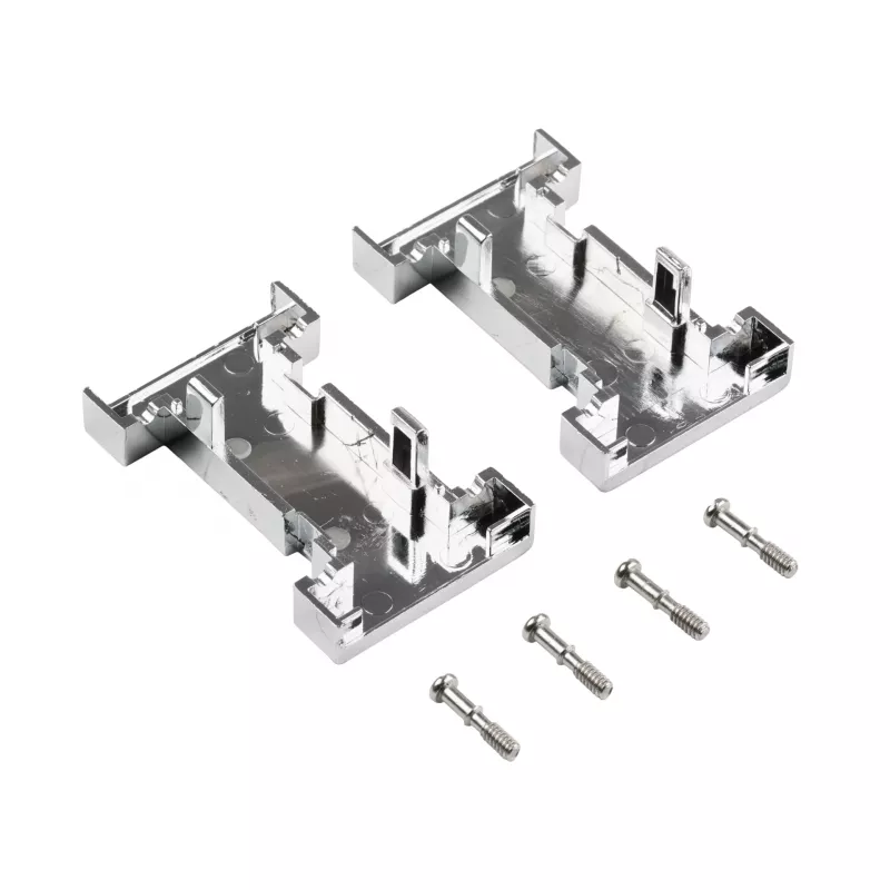 EFB ELEKTRONIK EB0909MV2 Metallisiertes leeres Interface-Gehäuse, 1-Port Keystone, Silber