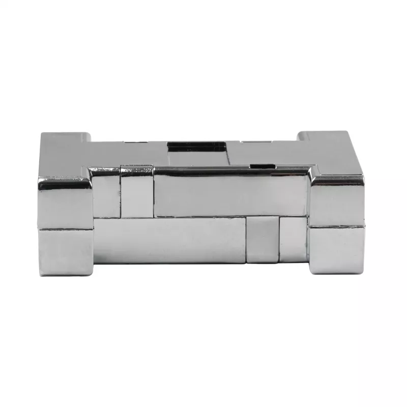 EFB ELEKTRONIK EB0909MV2 Metallisiertes leeres Interface-Gehäuse, 1-Port Keystone, Silber