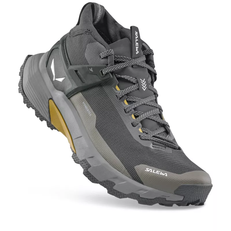 Salewa Pedroc 2 Mid PowerTex Wanderschuhe - Black Out/Bungee Cord - UK 7 (EU 40.5)