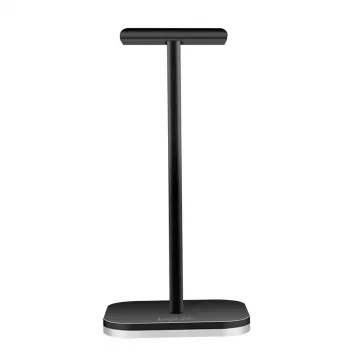 LogiLink Kopfhörerständer mit RGB-Licht, Schwarz