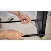 BOSCH 9-teiliger Inbusschlüsselsatz mit farbcodierten L-Schlüsseln, Kugelkopf und Haltefunktion, metrisch 1,5-10 mm, BlackLaser-Oberfläche, Clip-Halter