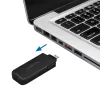 LogiLink AU0054 USB-A Port Blocker mit 1 Schlüssel und 4 Schlössern, Reiseversion, Schwarz