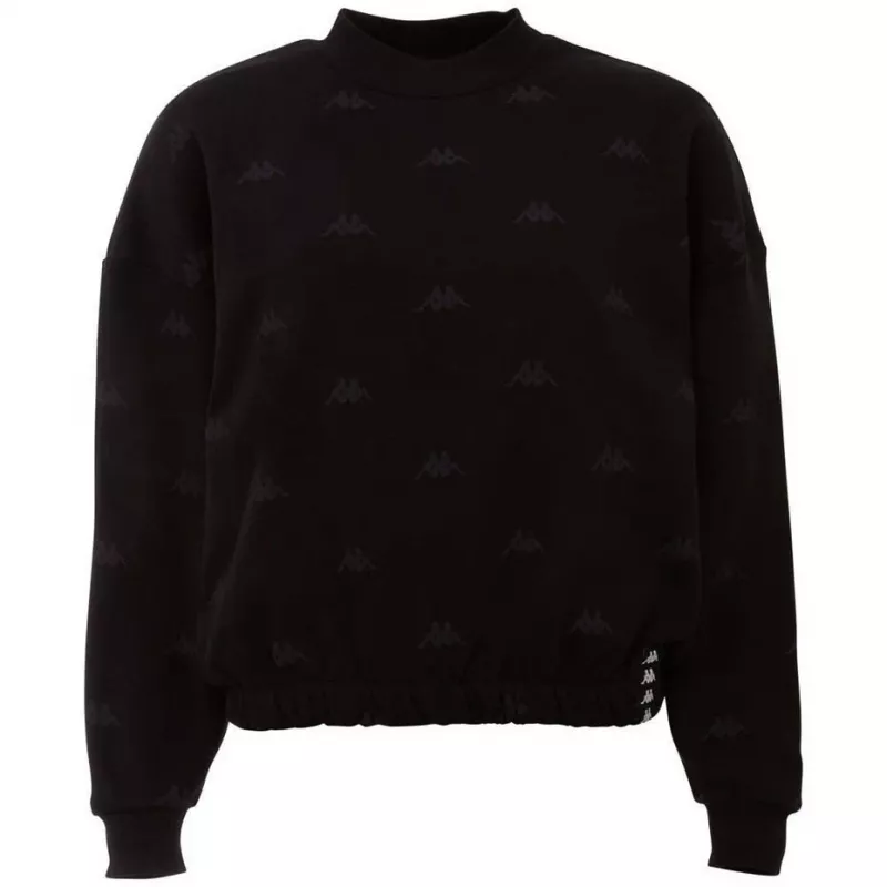 Kappa Ignara Damen-Sweatshirt Schwarz 309091 19-4006 L