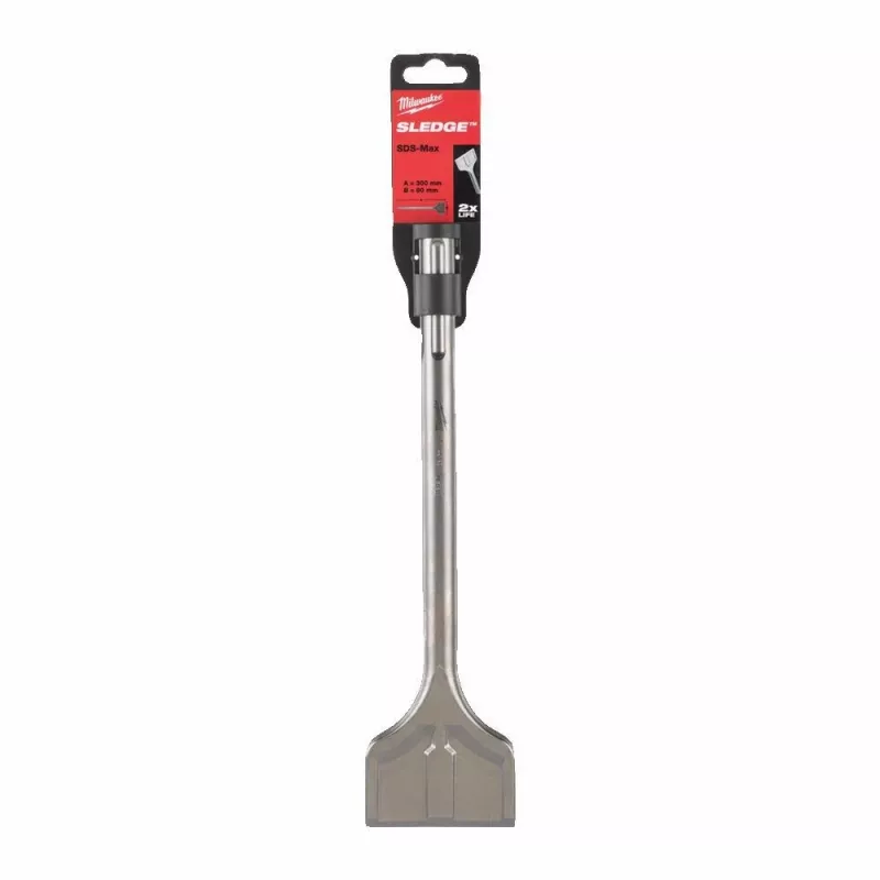 MILWAUKEE SDS-MAX Breitmeißel mit Selbstschärfung 80mm x 300mm