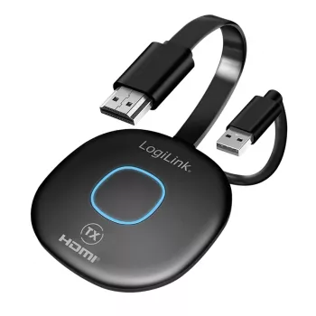 LogiLink Wireless HDMI BYOD Sender-Einheit für HDW0112, 1080p@60Hz, 50m Reichweite, Plug & Play