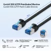 LogiLink SlimLine Cat.6A S/FTP LSZH Patchkabel, 10 m, Schwarz