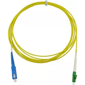 BlueOptics Simplex Glasfaser-Patchkabel LC/APC auf SC/UPC Singlemode OS2 7m LSZH Gelb