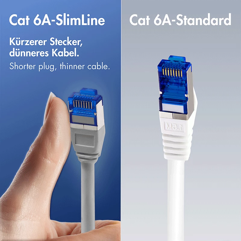 LogiLink Cat.6A S/FTP Slim Ethernet-Patchkabel, LSZH, Grün, 20 m