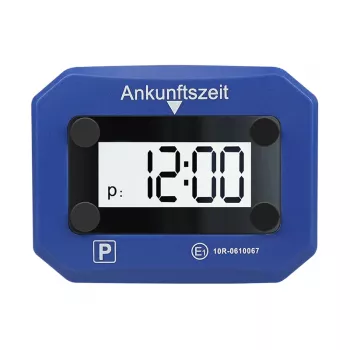 LogiLink Elektronische Parkscheibe, KBA-zertifiziert, Blau