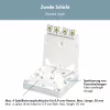 LOGILINK FTTH Abschlussdose FB1007, 4 Ports, Wand- oder Hutschienenmontage, Weiß