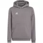 adidas Entrada 22 Hoody Kinder-Sweatshirt Grau 116 cm