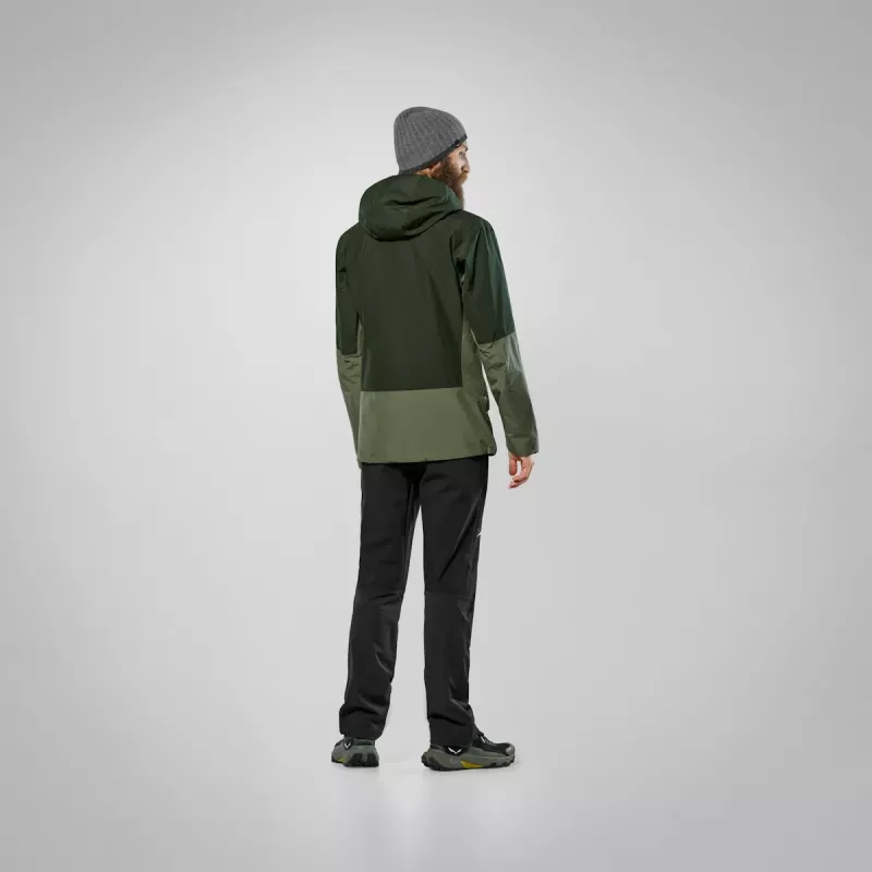 Salewa Herren Puez GTX 2L Hardshell-Jacke Dunkeloliv Größe L