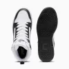 Puma Rebound V6 Mid Kinder-Sneaker Weiß Schwarz 393831 01 Größe 38