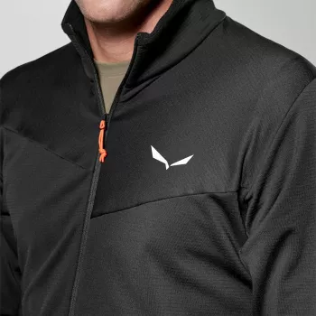 Salewa Puez Cammino Polarlite Half-Zip Fleecejacke Herren - Black Out, Größe M