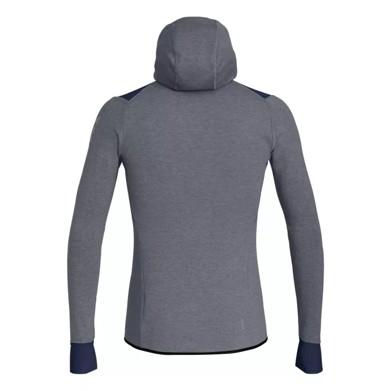 Salewa Puez 2 Dry Langarm Full Zip Hooded Tee Navy Blazer XL