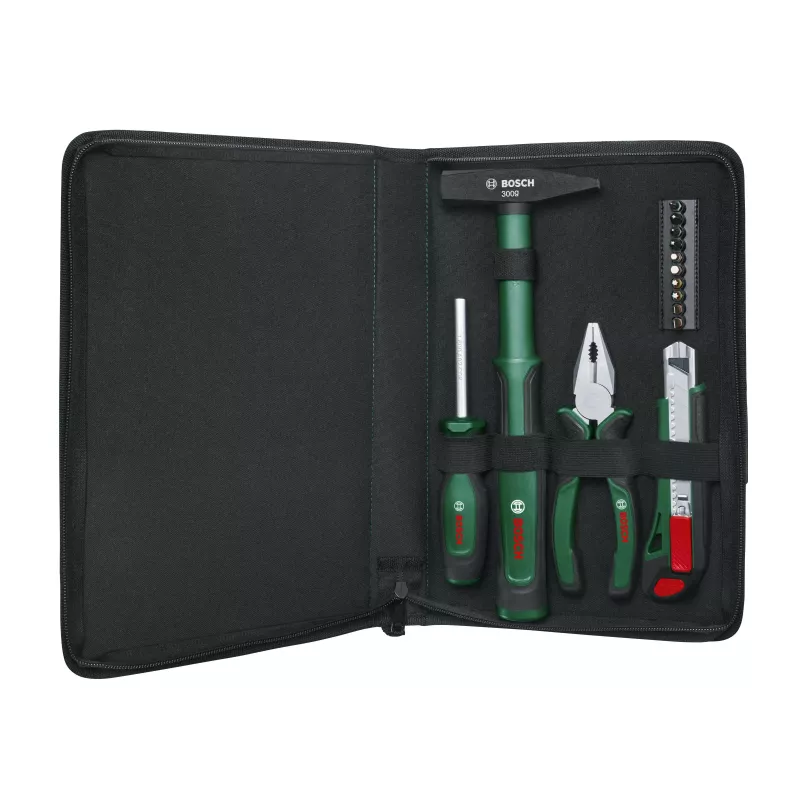 BOSCH Easy Starter 14-teiliges Handwerkzeug-Set mit Koffer