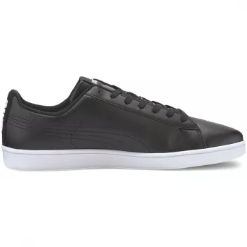 PUMA UP Herren Low-Top Sneaker Schwarz Synthetikleder Wildleder Gummisohle Schnürung