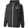 PUMA ESS+ Tape Herren-Windbreaker-Jacke, schwarz, 847477 01