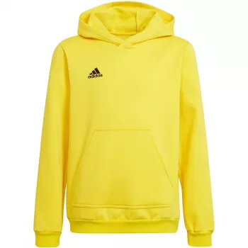 adidas Entrada 22 Hoodie Team Gelb Kindergröße 116
