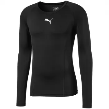 Puma Liga Baselayer Tee LS Herren Langarm Kompressions-T-Shirt Schwarz 655920 03 S