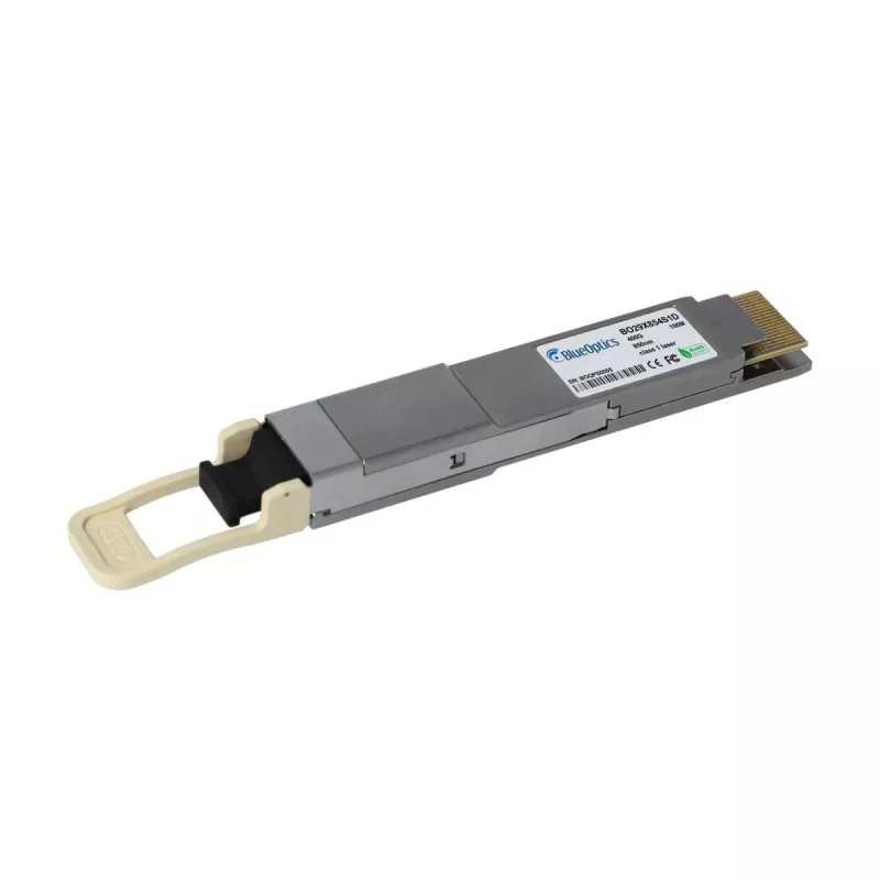 BlueOptics QSFP-DD 400GBASE-DR4 Transceiver, MPO-12, 1310nm, 500m SMF, kompatibel mit Finisar FTCD8613E2PCM