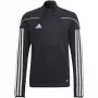 adidas Tiro 23 League Trainingsjacke Kinder Schwarz/Weiß HS3487 140cm