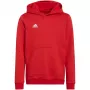 adidas Entrada 22 Hoody Kinder-Sweatshirt Rot 140cm