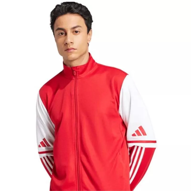 adidas Squadra 25 Trainings-Sweatshirt Herren Rot/Weiß 2XL