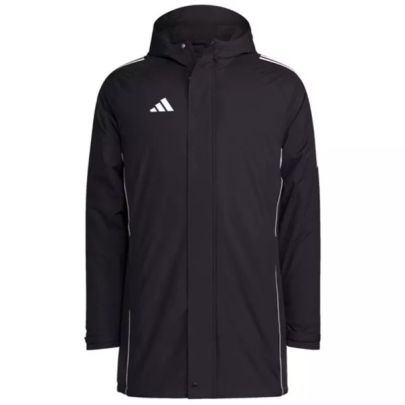 adidas Tiro 24 Stadium Parka Herrenjacke Schwarz/Weiß L