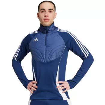 adidas Herren Tiro 24 Winterized Hoodie Team Navy Blue/Weiß Größe M