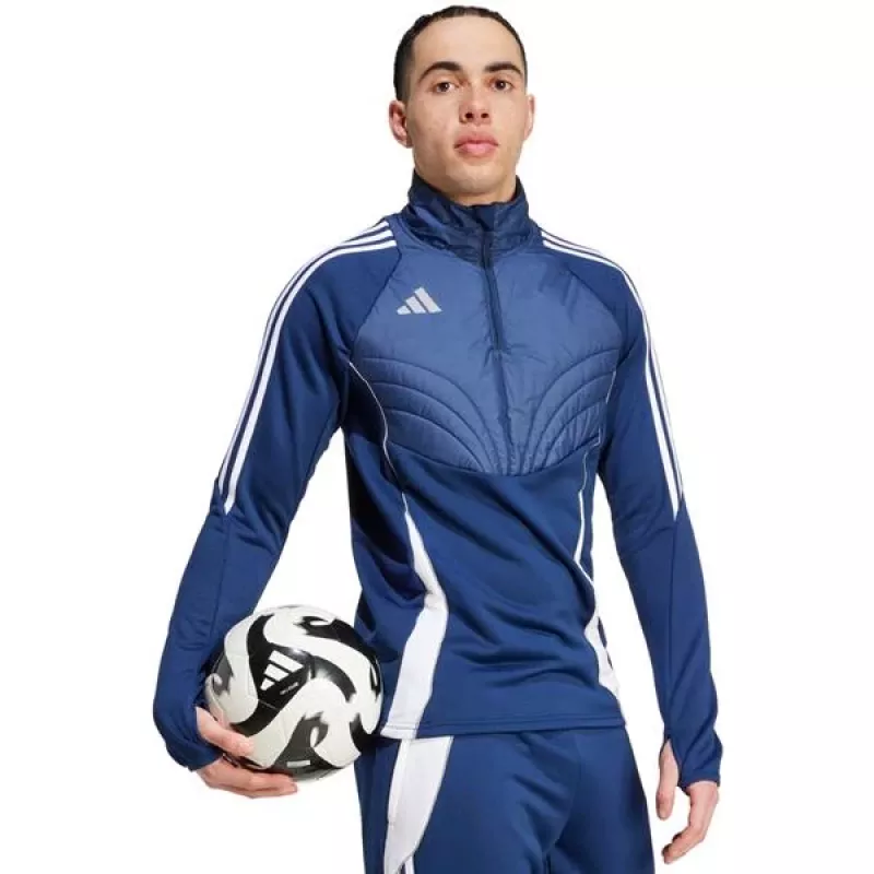 adidas Herren Tiro 24 Winterized Hoodie Team Navy Blue/Weiß Größe M