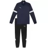PUMA Herren Team Rise Full-Zip Trainingsjacke, Peacoat/Puma Black, Größe L