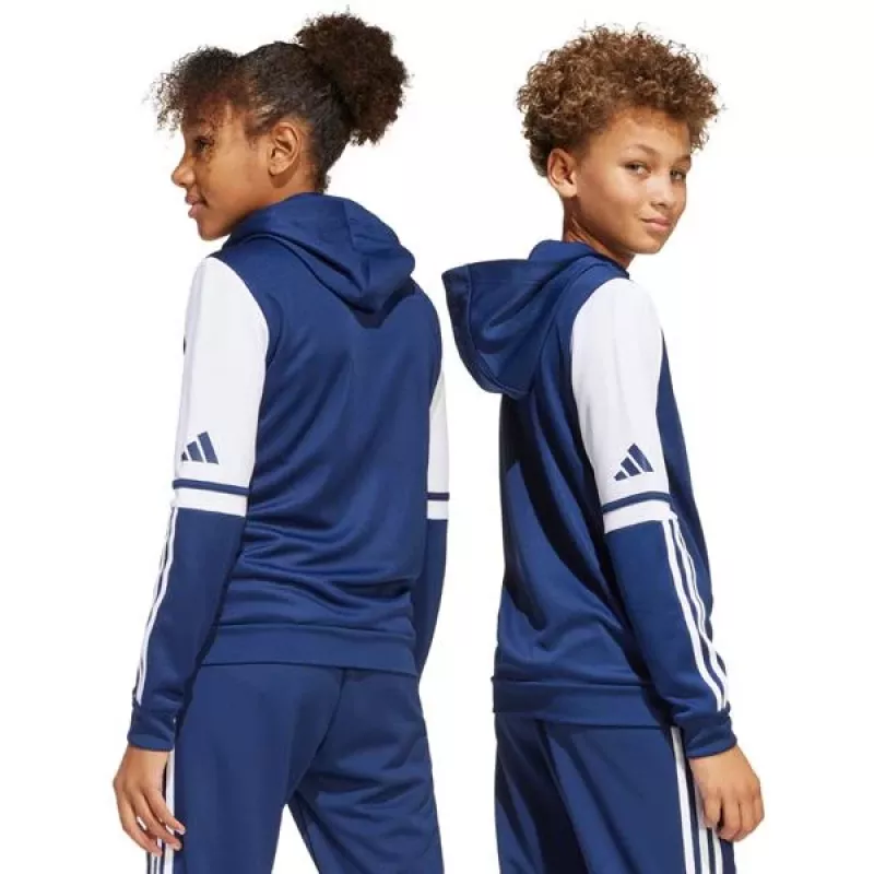 adidas Squadra 25 Hoody Kinder Team Navy Blue/Weiß Größe 152