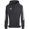 adidas Tiro 24 Sweat Hooded Herren Fußball Kapuzenpullover Schwarz