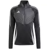 adidas Herren Tiro 24 Winterized Sweatshirt Grau/Schwarz Größe L