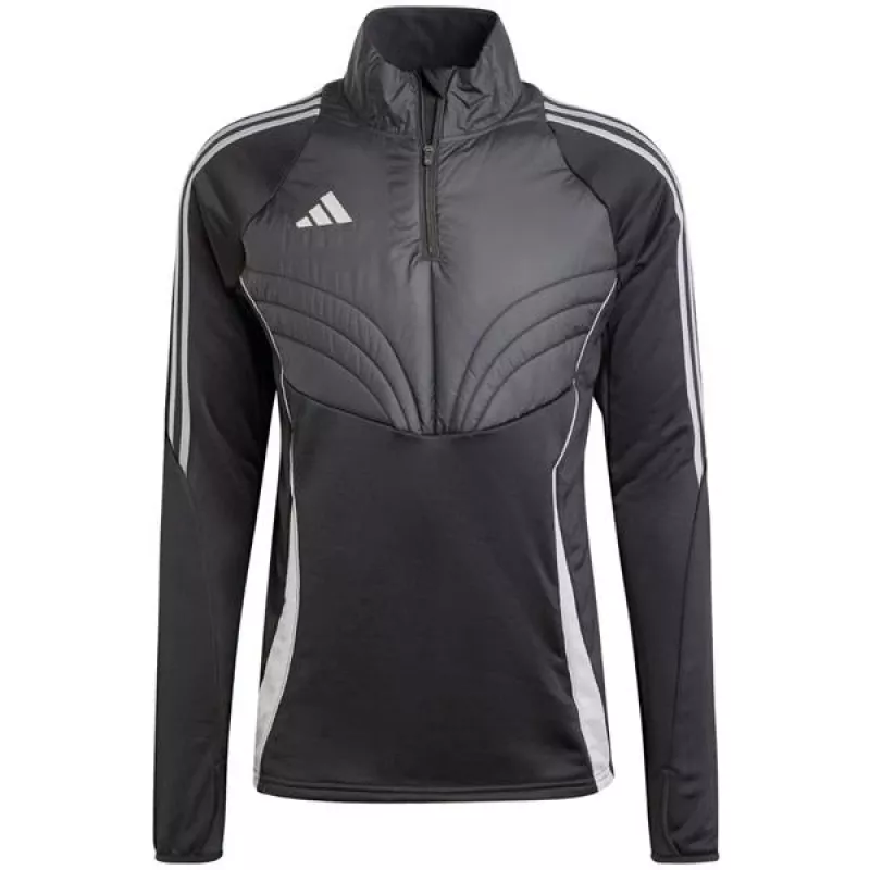 adidas Herren Tiro 24 Winterized Sweatshirt Grau/Schwarz Größe L