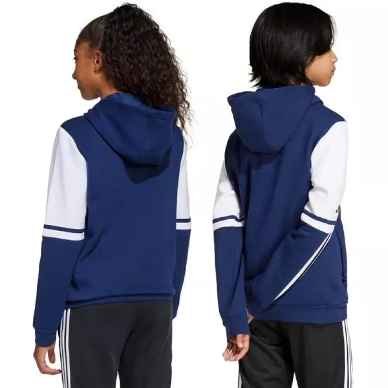 adidas Squadra 25 Sweat Hoody Kinder Team Navy Blue 2 / Weiß Größe 116