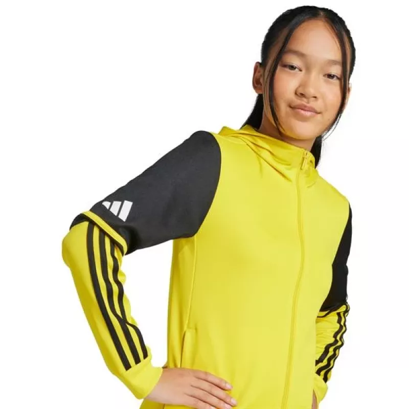 adidas Squadra 25 Hoody Kinder Gelb/Schwarz Größe 164