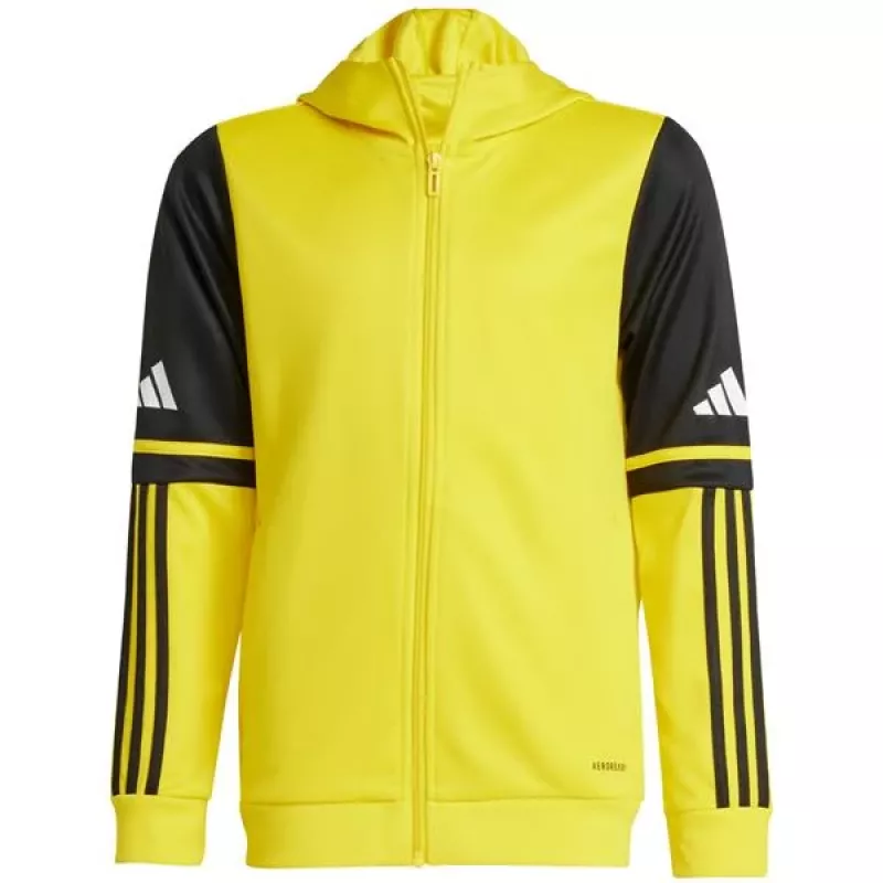 adidas Squadra 25 Hoody Kinder Gelb/Schwarz 152cm