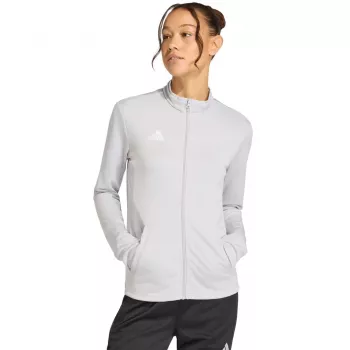 adidas Entrada 26 Damen Trainingsjacke, Grau, JZ6598, Größe XL