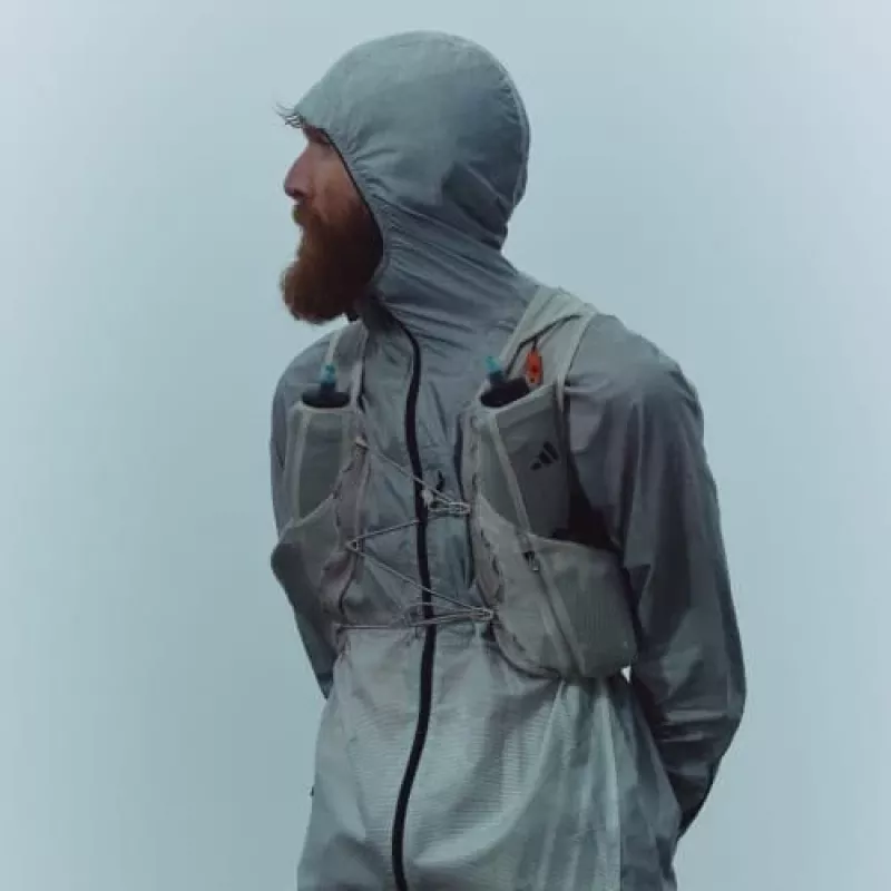 adidas TERREX Xperior CLIMA365 Light Windweave Laufjacke Herren Schwarz/Weiß Größe M
