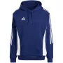 adidas Tiro 24 Sweat Hooded Team Navy Blue/Weiß Herren Fußball Kapuzenpullover