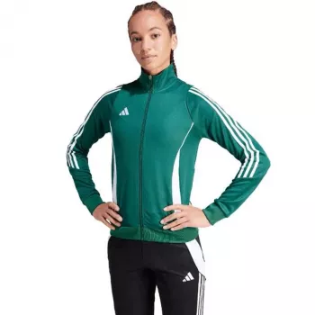 adidas Tiro 24 Trainings-Oberteil für Damen mit Viertelreißverschluss - Team Green - 2XL
