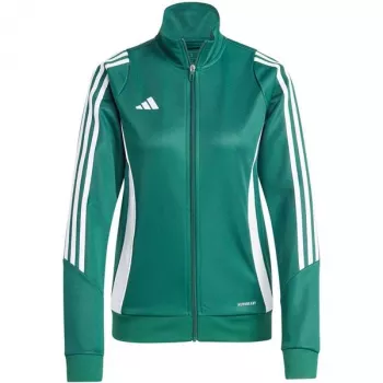 adidas Tiro 24 Trainings-Oberteil für Damen mit Viertelreißverschluss - Team Green - 2XL