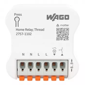 WAGO 2757-1102 Home-Relais, 1DI/1DO, 16 A, Weiß