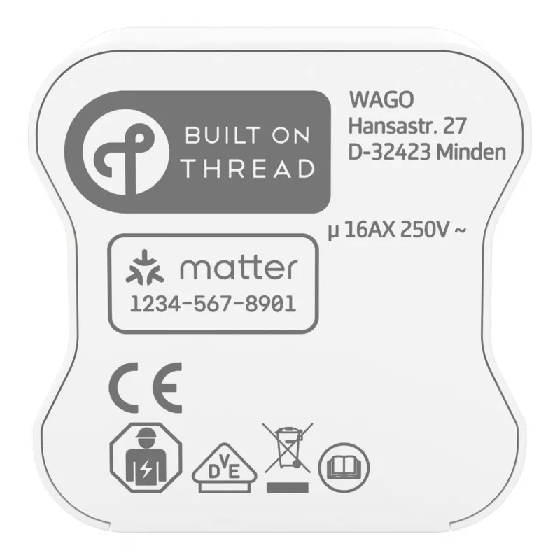 WAGO 2757-1102 Home-Relais, 1DI/1DO, 16 A, Weiß