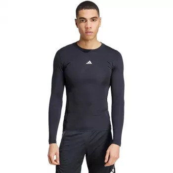 adidas Techfit Langarm-Trainingsshirt Herren Schwarz L