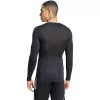 adidas Techfit Langarm-Trainingsshirt Herren Schwarz L